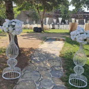 Yürüyüş Yolu Çiçekli Ferforje